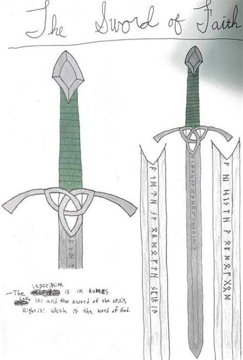 Sword of Faith in 2023 | Sketch book, Faith, Accessories