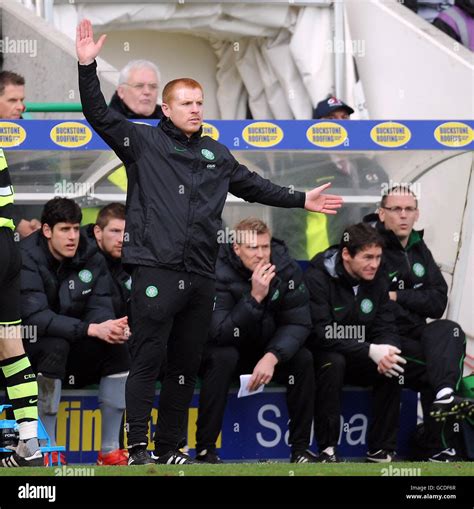 Celtic Manager Neil Lennon During The Clydesdale Bank Scottish Premier