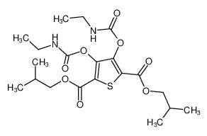 Bis Etilcarbamoil Oxi Tiofeno Dicarboxilato De Diisobutilo