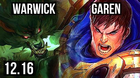 Warwick Vs Garen Top 10 0 8 1400 Games Legendary 1 0m Mastery