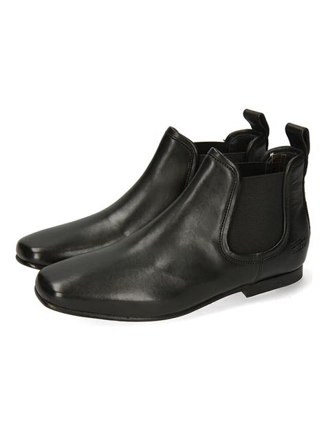 MELVIN HAMILTON Leder Chelsea Boots Camilla 3 in Schwarz günstig