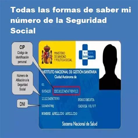 Número de la Seguridad Social Todas las formas de saberlo 2024