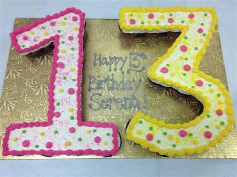 13th Birthday Cupcake Cake By Sweet Blessings By Lou Birthday