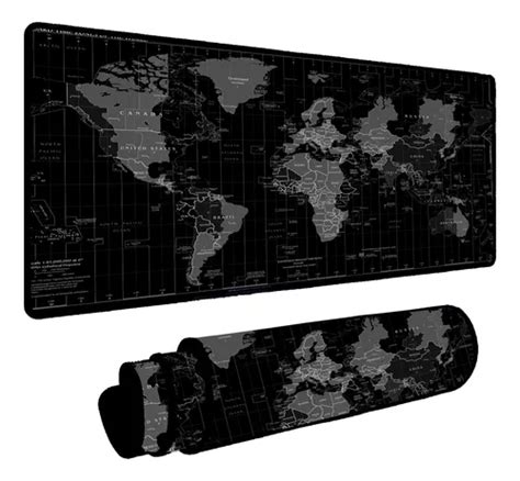 Mouse Pad Gamer Speed Extra Grande 90x40 Mapa Mundi 1