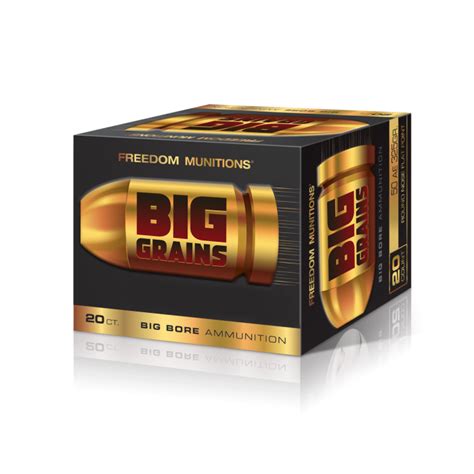 Freedom Munitions Big Grains 50 AE 325gr RNFP Lax Ammunition