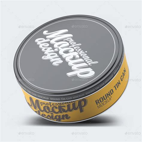 Round Tin Can Mock Up By L Design Be