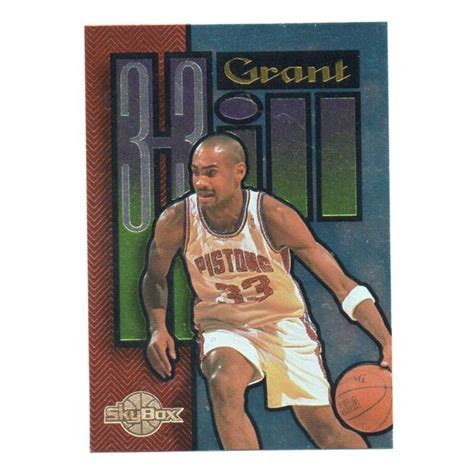 NBA 1994 95 Skybox Premium Grant Hills GH3 Grant Hill Detroit