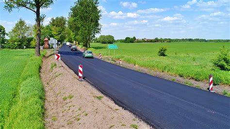 Trwa Remont Drogi Wojew Dzkiej Nr We Franciszkowie Gmina Bukowiec