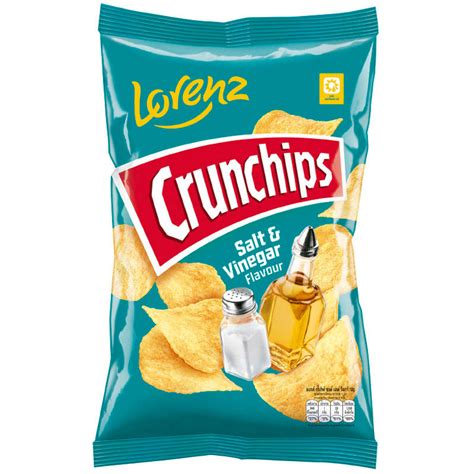 Lorenz Potato Chips Salt And Vinegar 100g Order Online Tops