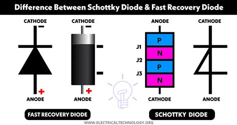 Difference Between Schottky Diode And Fast Recovery Diode Artofit