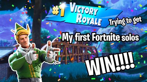 Trying To Get My First Fortnite Solo Win Youtube