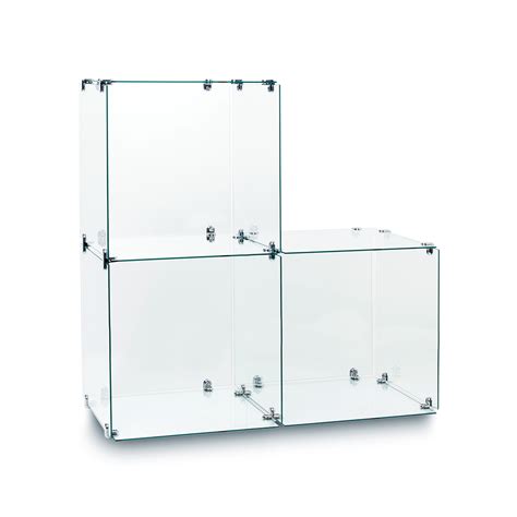 Stepped Glass Cube Displays Shop Fittings Australia