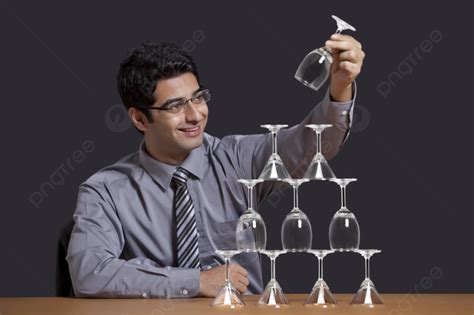 Executive Stacking Glasses Man Male Photo Background And Picture For Free Download Pngtree