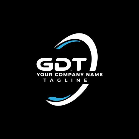 Gdt Letter Logo Creative Design With Vector Graphic Gdt Simple And