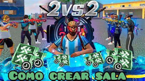 Free Fire Como Crear Sala Pvp Vs Personalizada Youtube