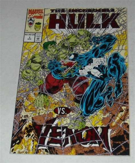 Incredible Hulk Vs Venom Marvel Comics Embossed Foil Cover