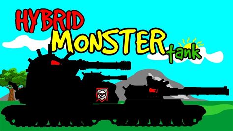 How To Draw Cartoon Tank Hybrid Monster Homeanimations Cartoons