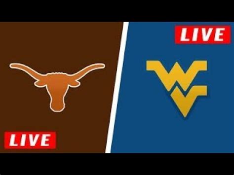 Texas Vs West Virginia LIVE NCAAF 2022 College Football 2022 WEEK 5