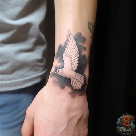 Incredible Dove Tattoo Designs with Clouds – 37 Designs - inktat2.com