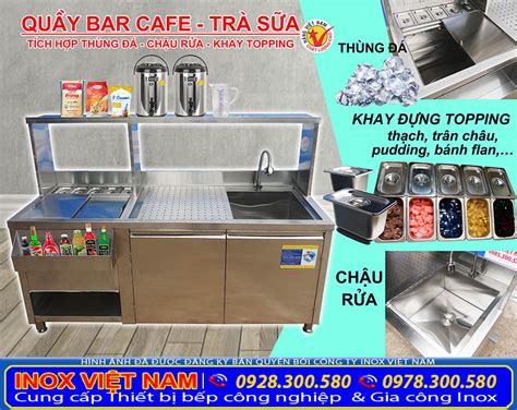 Có Nên Trang Bị Thùng Đá Inox Quầy Bar Cho Quán Của Bạn