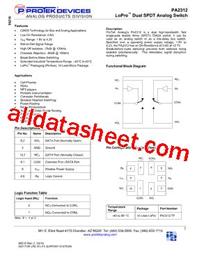 Pa Datasheet Pdf Protek Devices