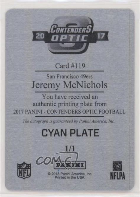 Panini Contenders Optic Rookie Ticket Rps Autograph Printing