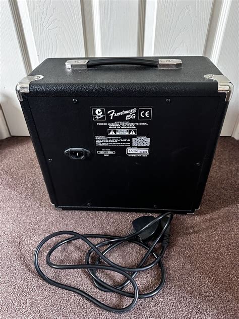 Fender Frontman 15g Guitar Amplifier Pr495 Genuine Tested W Manual Vhs Dvd Ebay