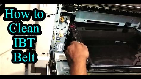 How To Clean IBT Belt In Xerox Workcenter 7855 7845 7835 YouTube