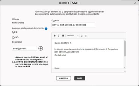 Inviare Un DDT Per Email Al Cliente Guide Pec It