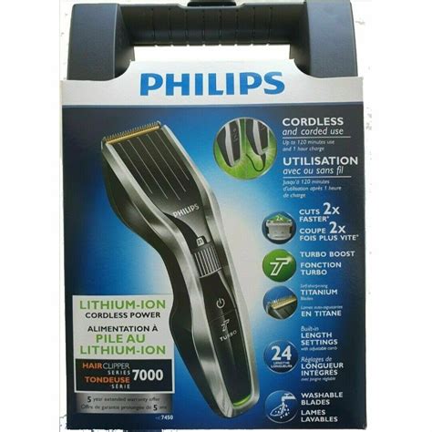 Philips Cordless Power Hair Clipper Series 7000 Hc7450 Flidbe