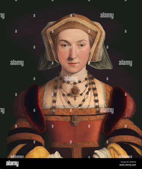 Anne of cleves portrait Stock Vector Images - Alamy