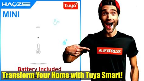 Smart Home Climate Control Tuya Zigbee Temperature And Humidity Sensor