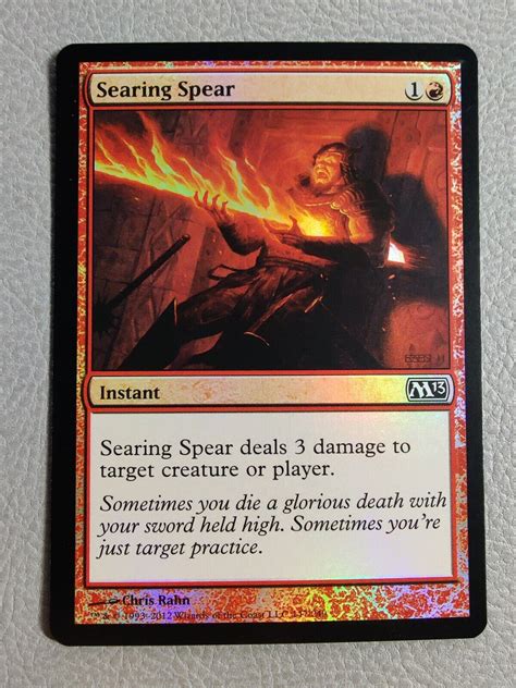 Searing Spear Foil Nm Magic 2013 M13 147249 Magic The Gathering