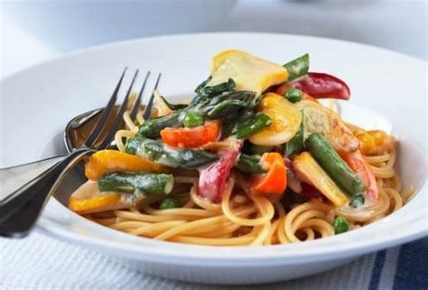 Spring Vegetable Spaghetti Au