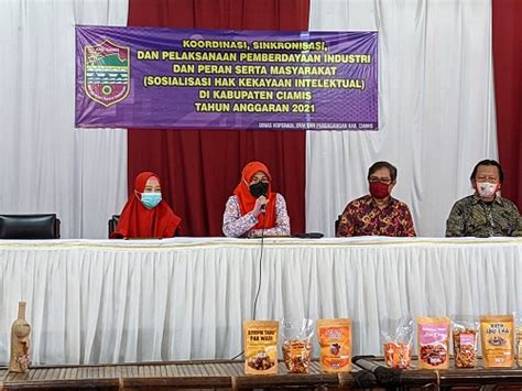 Lindungi Hasil Produk Lokal Dinas Kukmp Ciamis Sosialisasi Hak