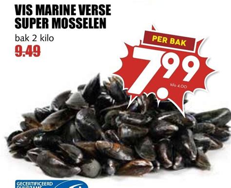 Vis Marine Verse Super Mosselen Aanbieding Bij De Boerenschuur