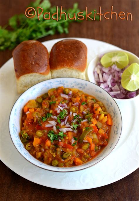 Pav Bhaji-Pav Bhaji Recipe-Pav Bhaji Masala | Padhuskitchen