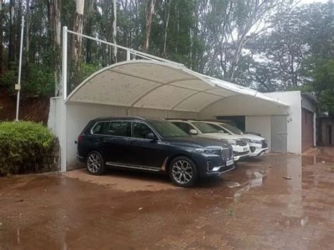 Dome Tensile Car Parking Shed Paint Coated At Rs 600 Sq Ft In Belagavi