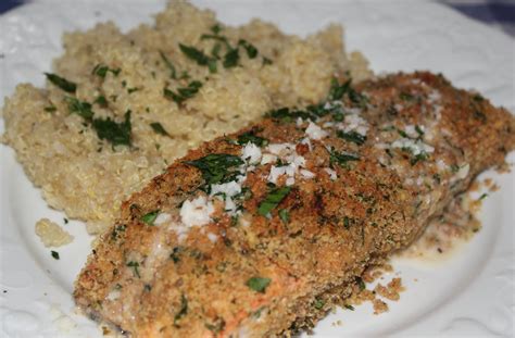 Charlotte And Spice Panko Crusted Salmon With A Lemon Beurre Blanc