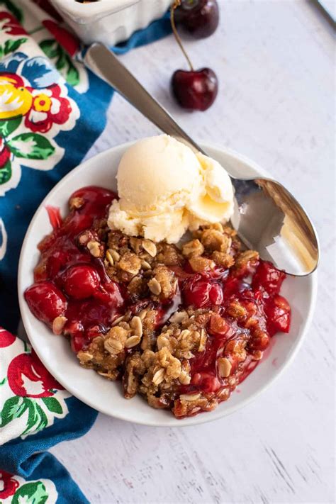 Cherry Crisp Recipe