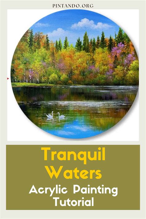 Tranquil Waters: Acrylic Painting Tutorial - Pintando.org