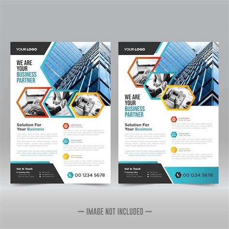 Premium Vector Corporate Poster Flyer Design Template