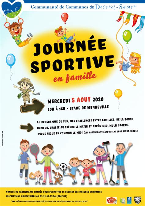 Journée sportive Communauté de Communes de Desvres Samer