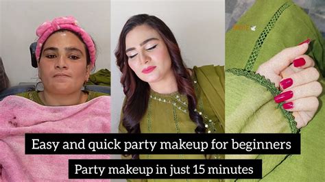 Quick And Easy Party Makeup Tutorial For Beginners Party Makeup In Just