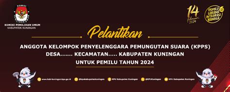 Spanduk Pelantikan Kpps 120x300 Cm Kpu Kuningan Pdf