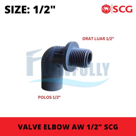 Jual Knee Drat Luar Aw Inch Scg Valve Elbow Keni Knie Kdl Dim