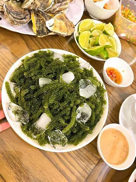 Rong Nho Chấm Sốt Mè Rang - Món Ngon Đầy Hấp Dẫn Chờ Bạn Khám Phá