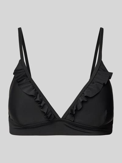 Shiwi Bikini Oberteil Mit Volants Modell Beau Black Online Kaufen