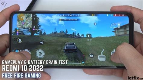 Xiaomi Redmi 10 2022 Free Fire Gaming Test ICTfix