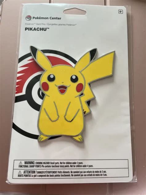 NEW GIANT Pokemon Centre Pin Pikachu Oversize Pin 32 99 PicClick UK